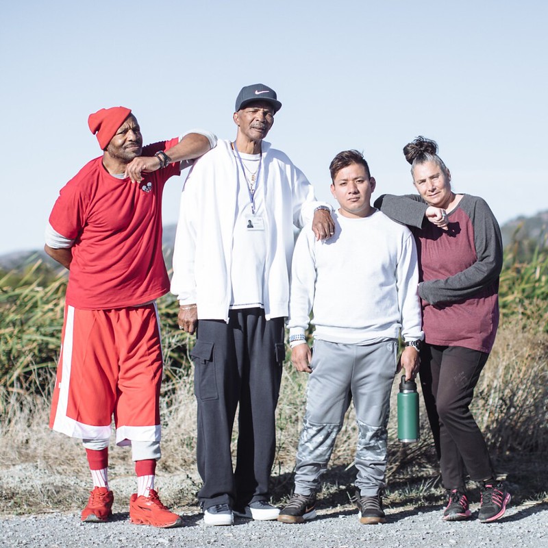 Helen Vine Residents on Walk
