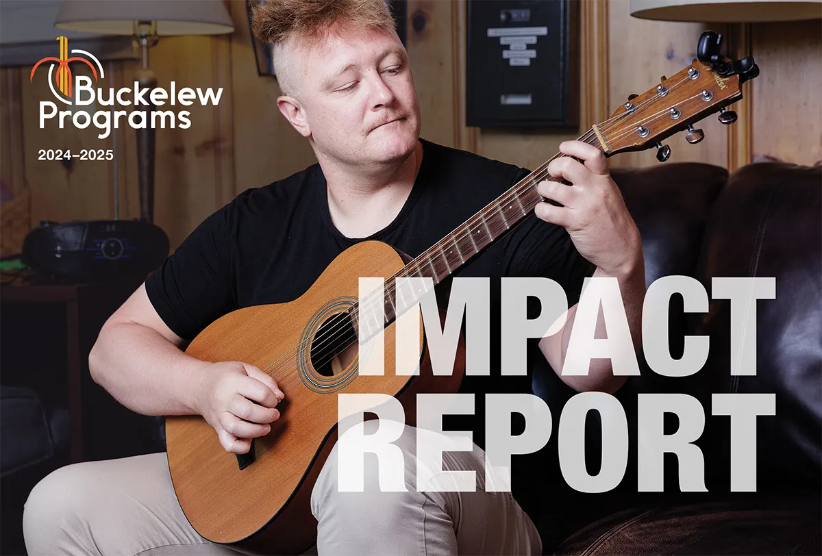 Cover of the Buckelew Programs 2025 Impact Report