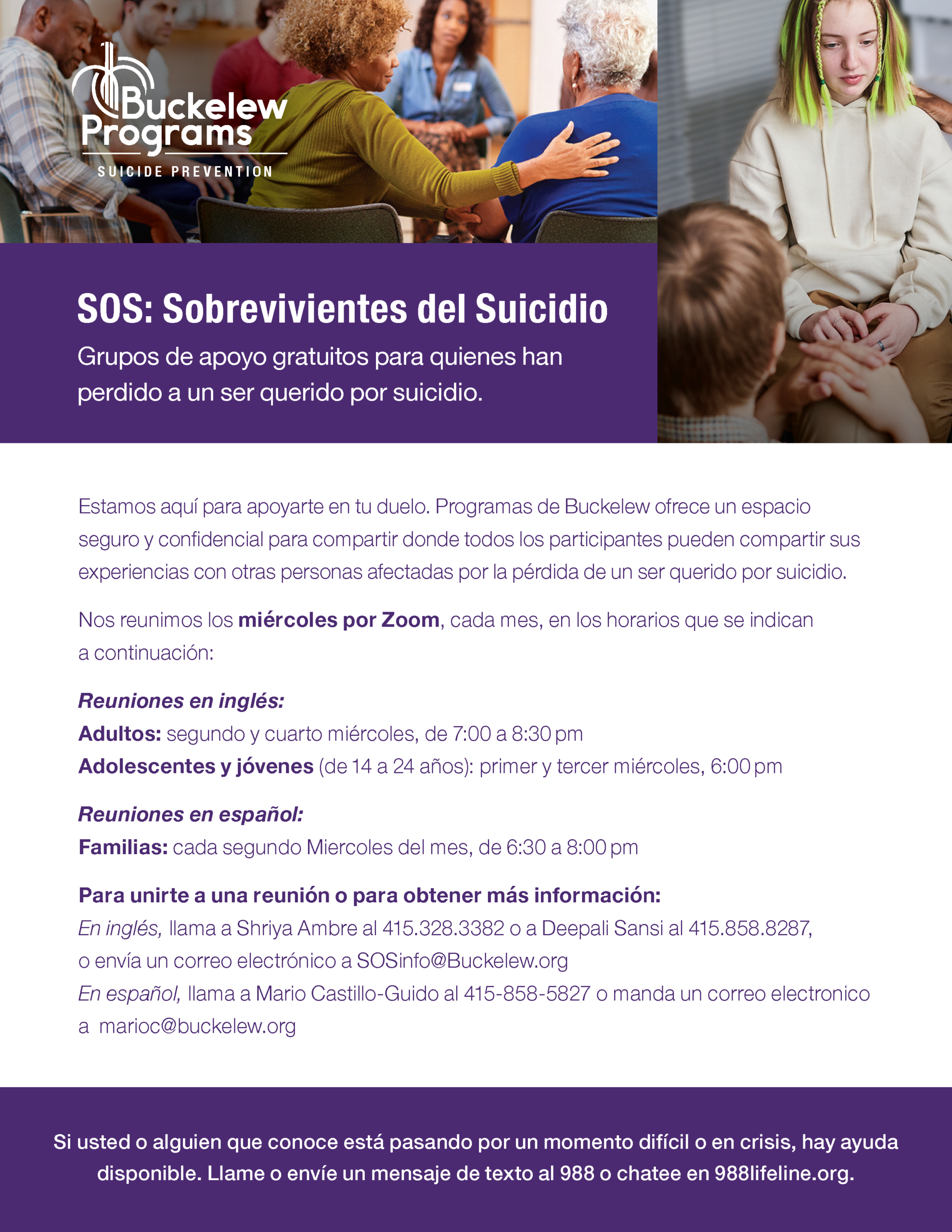 SOS: Sobrevivientes del Suicidio